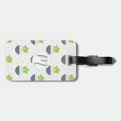 多汁性カランチョー植物の母パターン ラゲッジタグ (裏面横)