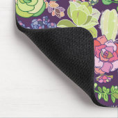 多汁性サボテンのガーデニングマウスパッド マウスパッド (コーナー)