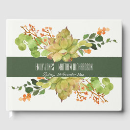 多汁性サボテンフローラガーデン水彩 ゲストブック