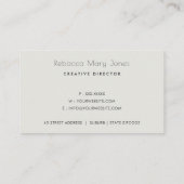 多汁性サボテンフローラガーデン水彩 名刺 (裏面)