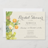 多汁性サボテンフローラ園ブライダルシャワー 招待状 (正面)