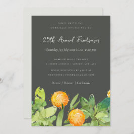 多汁性サボテン水色フローラ企業のイベント 招待状