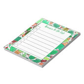 多汁性サボテン鉢植えサボテン ノートパッド (回転)