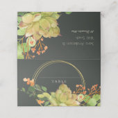 多汁性フローラリース水色結婚類 プレイスカード (外部開封)