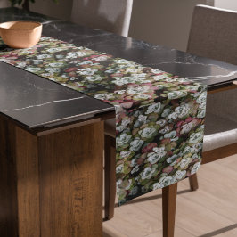 多汁性胞子嚢フローラ ショートテーブルランナー