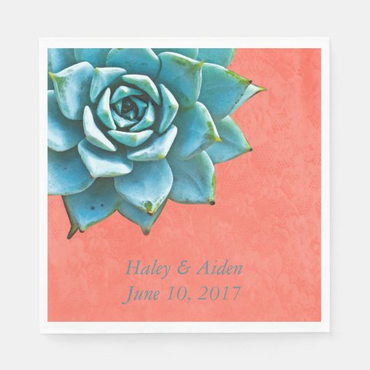 多汁結婚婚約水彩オレンジ スタンダードランチョンナプキン (正面)