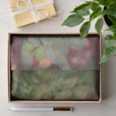 多汁緑素朴のカントリー水彩 薄葉紙 (ギフト)