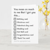 多用途グリーティングカード カード (黄色い花)