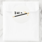 多田魔法マジシャンステッカー ラウンドシール (バッグ)