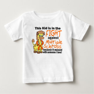 多発性硬化に対する戦いの子供 ベビーTシャツ