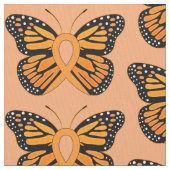 多発性硬化の蝶認識度のリボン ファブリック (クローズアップ)