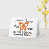 多発性硬化性ケルト蝶3 カード (黄色い花)