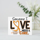 多発性硬化症には治療が必要2 ポストカード (スタンド正面)