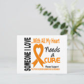 多発性硬化症には治療法3が必要です ポストカード (スタンド正面)