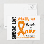 多発性硬化症には治療法3が必要です ポストカード (正面/裏面)