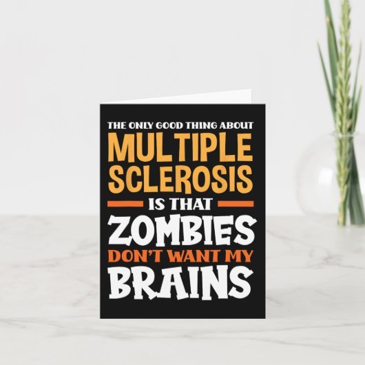 多発性硬化症に関する唯一の良い事おもしろいMs. カード (正面)