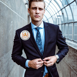 多発性硬化症の変化を望む認識度 缶バッジ