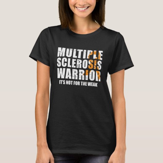 多発性硬化症の戦士の多発性硬化症の戦争 Tシャツ (正面)