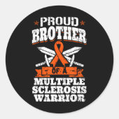 多発性硬化症の戦士アワレネの兄弟 ラウンドシール (正面)