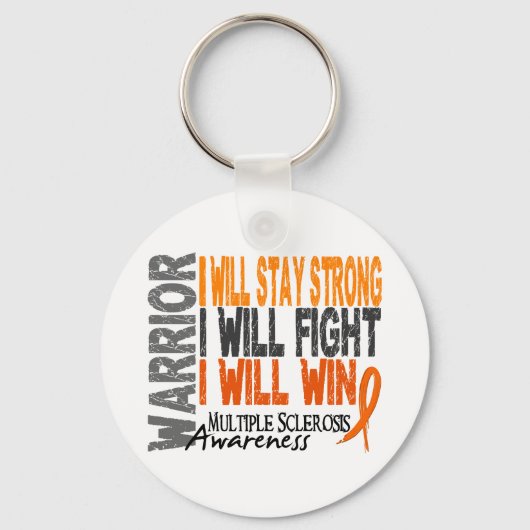 多発性硬化症の戦士 キーホルダー (正面)
