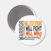 多発性硬化症の戦士 マグネット (正面/裏面)