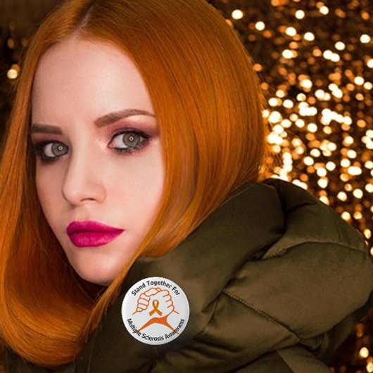 多発性硬化症の認識度 缶バッジ