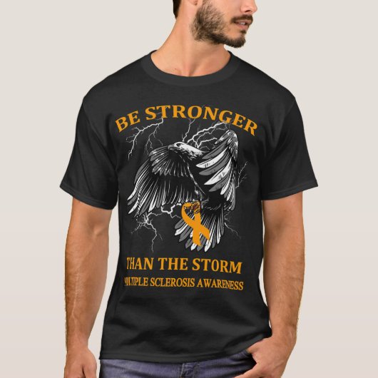 多発性硬化症よりも強い Tシャツ (正面)