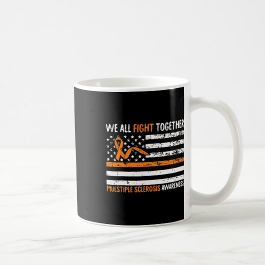 多発性硬化症アメリカとの闘い コーヒーマグカップ (右)