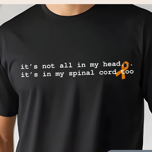 多発性硬化症ウォリアーおもしろいティーms認識度 tシャツ