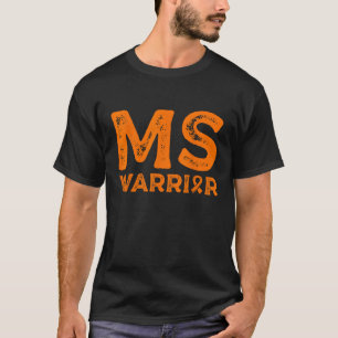 多発性硬化症ウォリアーMS認識度 Tシャツ