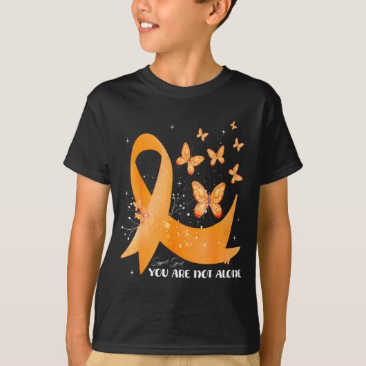 多発性硬化症オレンジリボンサポートチーム Awa Tシャツ (正面)
