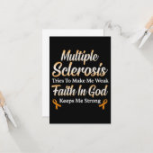 多発性硬化症ギフト カード (正面/裏面インサイチュ)