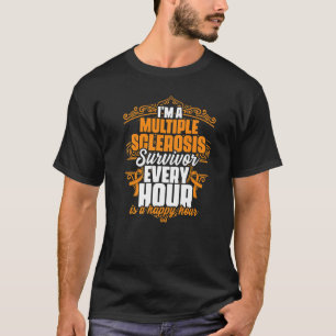 多発性硬化症サバイバーサポートMSアウェア Tシャツ