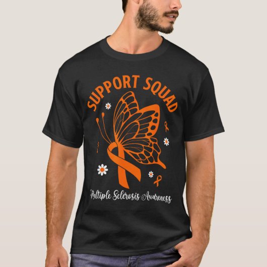 多発性硬化症啓発オレンジサポートチーム Tシャツ (正面)