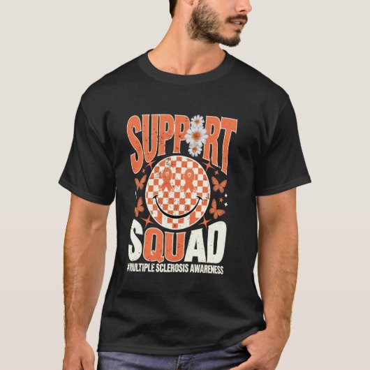 多発性硬化症啓発 MS啓発 サポート Tシャツ (正面)