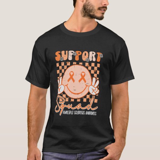 多発性硬化症啓発 MS啓発 サポート Tシャツ (正面)