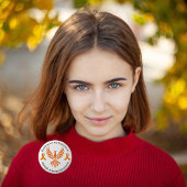 多発性硬化症回復力スーパーパワーボタン 缶バッジ