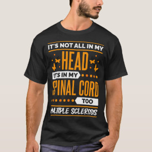 多発性硬化症引用文MS硬化アワレネス Tシャツ