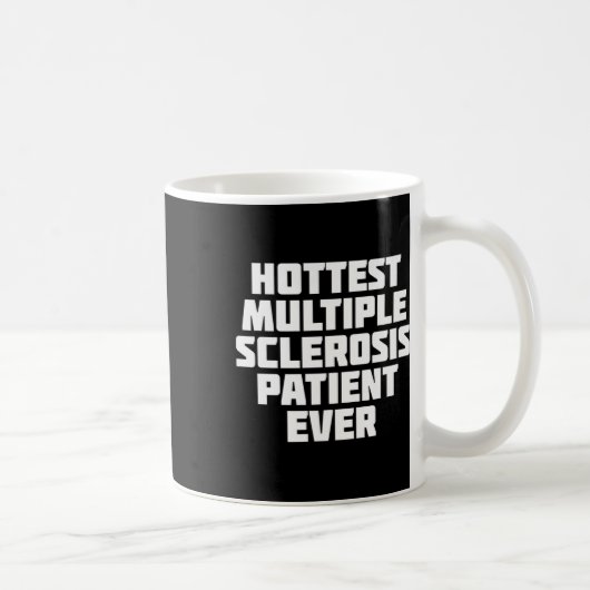 多発性硬化症患者おもしろい コーヒーマグカップ (右)