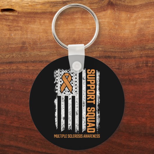 多発性硬化症支援分群多発性硬化症 キーホルダー (正面)