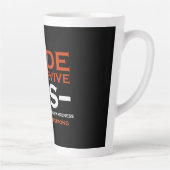 多発性硬化症生存者支援認識度ギフト カフェラテマグ (右)