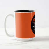 多発性硬化症生存者支援認識度ギフト ツートーンマグカップ (左)