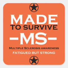 多発性硬化症生存者支援認識度 スクエアシール