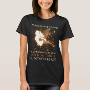 多発性硬化症私たちは知らない強い天使 Tシャツ