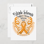多発性硬化症蝶3 ポストカード (正面/裏面)