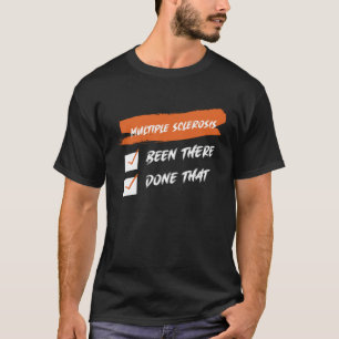 多発性硬化症認識度が行われた Tシャツ