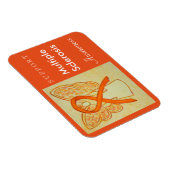 多発性硬化症認識度エンジェルカスタムマグネット マグネット (右側)