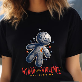 多発性硬化症認識度トップ、MS Warrior Tee、 トライブレンドＴシャツ