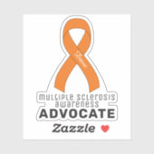多発性硬化症認識度ビニールシール シール (シート)
