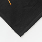 多発性硬化症認識度リボン花Msお尻 フリースブランケット (角)